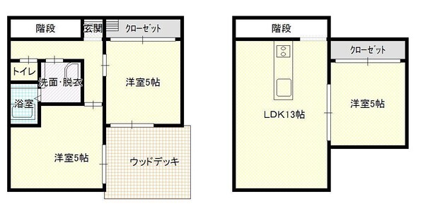 ユニキューブ林の物件間取画像